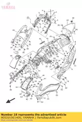 Aquí puede pedir amortiguador, placa de Yamaha , con el número de pieza 905201001400: