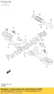 Suzuki 4355003B00019 podnó?ek, - Dół