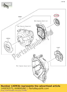 kawasaki 140930575 01 tapa, pulsador - Lado inferior