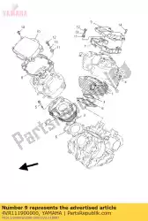 Qui puoi ordinare coperchio, testata 1 da Yamaha , con numero parte 4VR111900000: