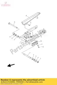 yamaha 3LN221416000 arbre, pivot - La partie au fond