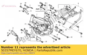 Honda 50357MEY670 guardia, motore centrale - Il fondo