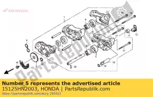 Honda 15125HN2003 rotor c, oil pump outer - Bottom side