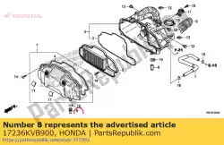 Tutaj możesz zamówić korek, spust filtra powietrza od Honda , z numerem części 17236KVB900: