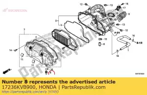 honda 17236KVB900 korek, spust filtra powietrza - Dół