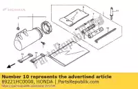 89221HC0000, Honda, clé, hex., 6mm honda trx ex  trx300ex fourtrax trx400ex sporttrax sportrax 300 400 , Nouveau