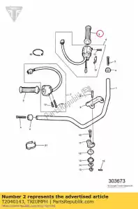 triumph T2040143 punho lh - Lado inferior