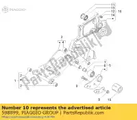 598899, Piaggio Group, Suspension arm piaggio x 125 200 2004 2005 2006 2007, New