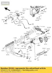 Qui puoi ordinare serranda zx1200-a1 da Kawasaki , con numero parte 921611170: