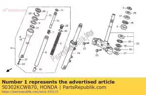 Honda 50302KCW870 raza, (strg bot) ba - Lado inferior