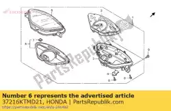 Ici, vous pouvez commander le lentille comp., compteur de vitesse auprès de Honda , avec le numéro de pièce 37216KTMD21: