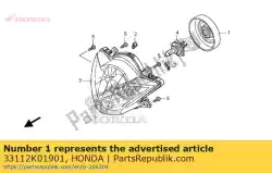 Here you can order the no description available at the moment from Honda, with part number 33112K01901: