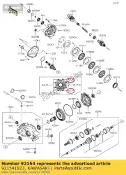 Here you can order the bolt,10x35 from Kawasaki, with part number 921541823: