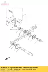 Ici, vous pouvez commander le joint d'huile (15a) auprès de Yamaha , avec le numéro de pièce 931021726300: