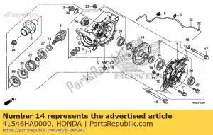 Honda 41546HA0000 podk?adka g, ko?o koronowe (2.18 - Dół