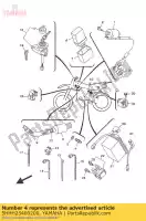 5HHH25400200, Yamaha, interrupteur neutre cul yamaha ybr xt tt r ybrk xtr xtx re sw lw rlwe 125, Nouveau