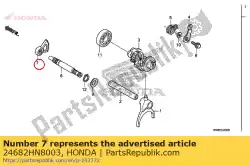 Here you can order the arm, gearshift from Honda, with part number 24682HN8003: