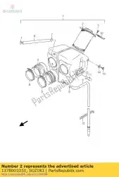 Tutaj możesz zamówić filtr, powietrze od Suzuki , z numerem części 1378001D51: