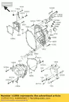 110531353, Kawasaki, bracket,clutch wire zx636-c1h kawasaki zx 600 2005 2006, New