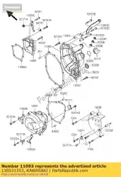 Here you can order the bracket,clutch wire zx636-c1h from Kawasaki, with part number 110531353: