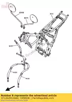 1Y1262903000, Yamaha, back mirror assy (l.h) yamaha xtz supertenere 750, New