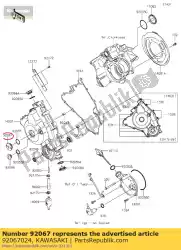 Here you can order the plug,release from Kawasaki, with part number 92067024: