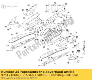 Piaggio Group 97517100ND copertura laterale rh - Il fondo