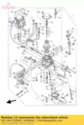 Qui puoi ordinare diaframma da Yamaha , con numero parte 5EL244110000: