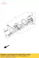 4TR847330000, Yamaha, lente, luz traseira yamaha  xvs yfm yfz yzf 350 450 600 650 660 1100 1996 1997 1998 1999 2000 2001 2002 2003 2004 2005 2006 2007 2008 2009 2010 2011 2012 2013 2017 2018, Novo