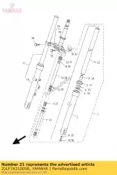 Aqui você pode pedir o apoyapie posterior 1 em Yamaha , com o número da peça 21LF74310000: