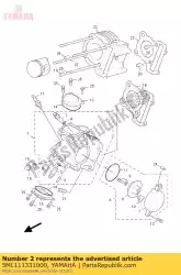 Here you can order the guide, intake valve from Yamaha, with part number 5ML111331000: