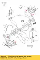 T3500071, Triumph, chiusura a pressione spiderfix triumph bonneville & bonneville t100 carbs scrambler carb thruxton 900 thruxton 900 carbs 790 865 900 2001 2002 2003 2004 2005 2006 2007, Nuovo