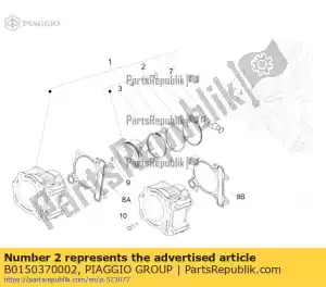 Piaggio Group B0150370002 gatto b. unità perno pistone-manovella - Il fondo
