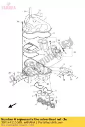 Here you can order the case, air cleaner 1 from Yamaha, with part number 39P144110000: