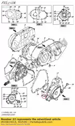 Qui puoi ordinare guarnizione, 14x18x1. Da Suzuki , con numero parte 0916814014: