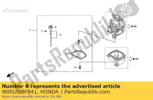 honda 90002GBFB41 schroevendraaier 4x16 - Onderkant