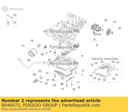 Aprilia B046072, Oder verpackung 24x2,5 - 80 fkm, OEM: Aprilia B046072