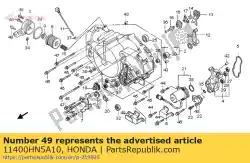 Here you can order the no description available at the moment from Honda, with part number 11400HN5A10:
