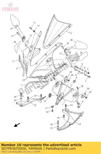 yamaha 5D7F836T0000 damper, locating 1 - Bottom side