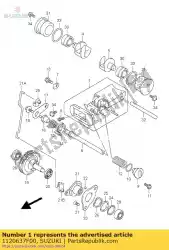 Here you can order the valve assy,exh, from Suzuki, with part number 1120637F00: