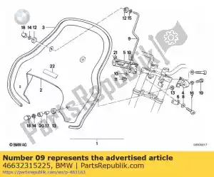 bmw 46632315225 hengel - Onderkant