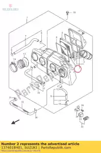 suzuki 1374018H01 dop, luchtfilter - Onderkant