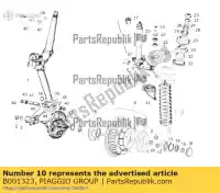 B001323, Piaggio Group, cylinder podnosz?cy ape vin: zapt42pmc, zapt42p00, motor: tbp4m 200 2013 2014 2015 2016 2017 2018 2019 2020 2021 2022, Nowy