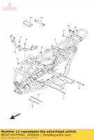 BD3F16470000, Yamaha, Banda yamaha  yfm 90 900 2016 2017 2018 2019 2020 2021, Nuevo