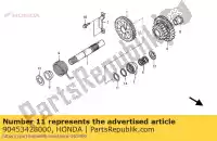 90453428000, Honda, podk?adka oporowa 22mm honda xbr xr 250 400 500 600 650 1985 1986 1987 1988 1989 1990 1994 1995 1996 1997 1998 1999 2000 2001 2002 2003 2004 2005 2006 2007, Nowy