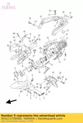 Ici, vous pouvez commander le joint 1 auprès de Yamaha , avec le numéro de pièce 5VX215750000: