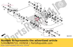 Aqui você pode pedir o colar d, lado do braço da almofada em Honda , com o número da peça 52466KRN710: