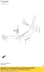 suzuki 0944313029 spring - Bottom side