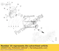 aangedreven poelie-as z 15 van Piaggio Group, met onderdeel nummer 1A000718, bestel je hier online:
