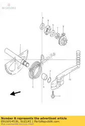 Ici, vous pouvez commander le entretoise auprès de Suzuki , avec le numéro de pièce 0916014036: